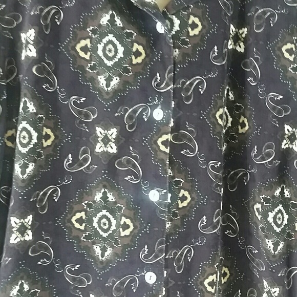 - deep plum brown xl large suede felt jacket nwot - Picture 3 of 8